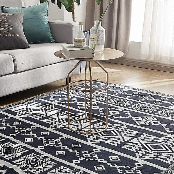 Jacquard plaid tæppe sofabetræk kvaster sengetæppe lænestolsbetræk sofatæppe bomuldstæppe