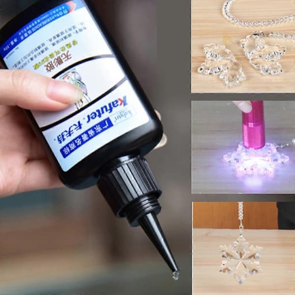 50 ml K-300 Snabbhärdande UV-lim Transparent glaslim för reparation