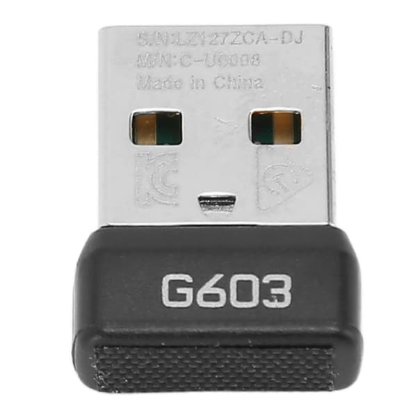 Erstatningsmottaker for Logitech G603 2.4G trådløs Plug and Play USB-dongel musemottakeradapter