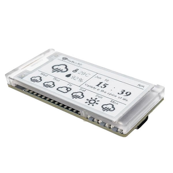 2,13 tommer E-Ink Display Meshtastic LoRa til Esp32 E-Paper Monitor Devboard Bluetooth Prisskilt IoT
