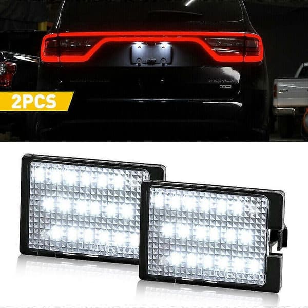 For 2014-2021 Dodge Durango 6000K Hvit LED Skiltlys Lampe Kit