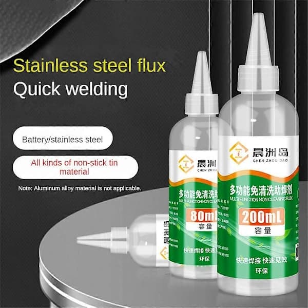 No-Clean Flux og Flydende Metalsloddemiddel — Velegnet til Rustfrit Stål og Nikkel