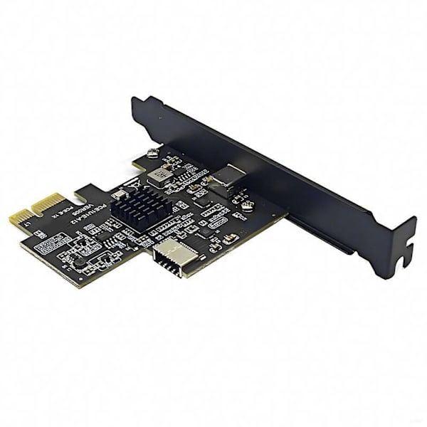Työpöydän päivitykset PCIE X1 - USB3.2 Gen2 Type C -laajennuskortti 10 Gbps:n tiedonsiirrolla ASM3142-sirun työpöytäsovitin