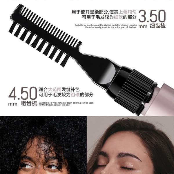 Gråhårstäckning, hårfärg, tillfällig hårmascara, döljande hårfäste, hårfästeskuggningspenna, verktyg för gråhårstäckning, högpigmenterad Dark Brown