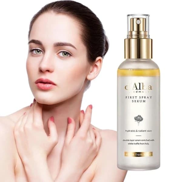d'Alba White Truffle First Spray Serum Lätt Ansiktsfuktighetskräm ~ whiteA 100ml