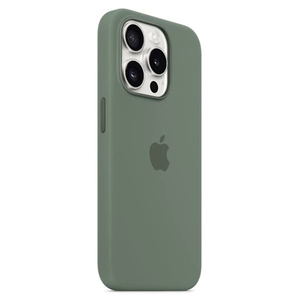 Magnetisk silikonecover til iPhone 15 Pro Max, MagSafe-kompatibel - Perfekt til grøn iPhone 15 Pro Max