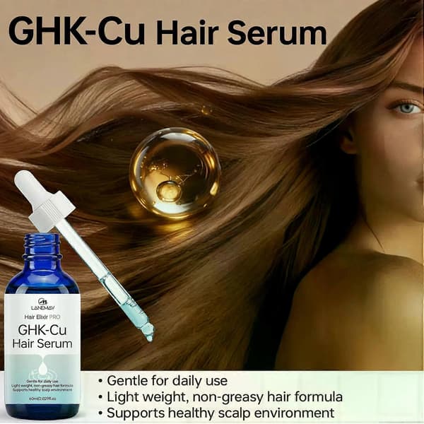 GHK-Cu Hårserum, 60 ml Essens för hårväxt och mot håravfall