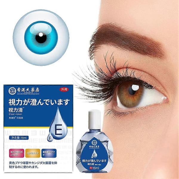 Clear Vision øjendråber 15ml Lindrer træthed Tørhed for øjensundhed
