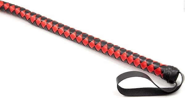 Läderpiska Flogger Par (Färg : Röd)