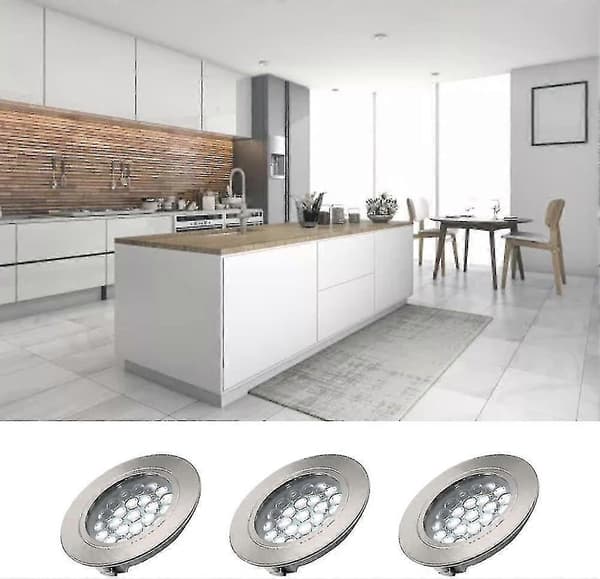 2025-6 stk. LED indbyggede downlights, LED indbyggede spotlys til loft, ultratyndt loftlys