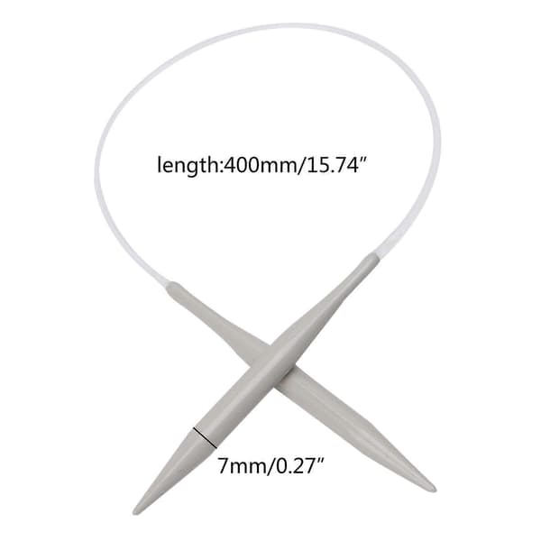 Rundstickor i aluminium 40cm/15.75\" Alla storlekar Silver