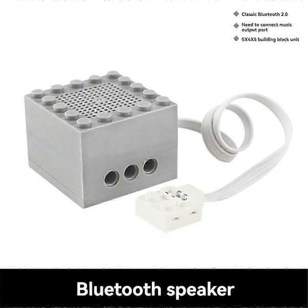 Byggeklods Bluetooth Højttalermodul Original Musikafspilning Bluetooth-forbindelse til Bil Tog Musikboks Modificer B