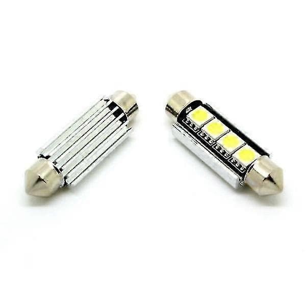 C5w Canbus 41mm Röda Led Flood Lights Sv8.5 41mm Röd 2-pack