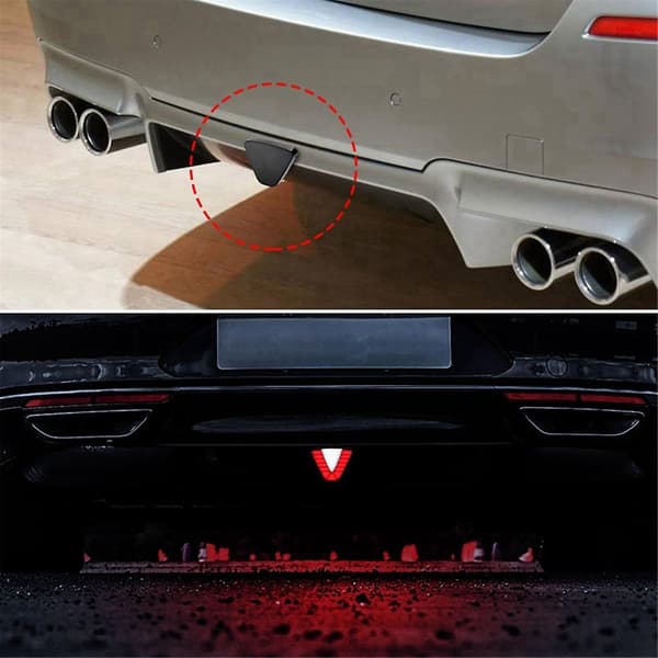F1 Trapez-stil LED Bagbremselys Pilotlys Stop Sikkerhedslys Advarselsbaklys til Bil Lastbil Traktor Autocamper