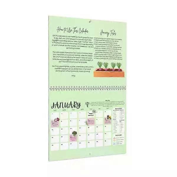 Haveplantekalender, 2026 Plantekalender 2pcs