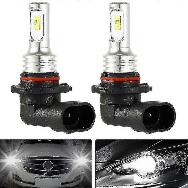 9005 Hb3 LED-frontlyspærersett Høylys 35w 4000lm 6000k Hvit