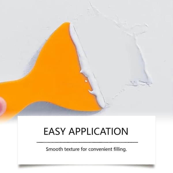 Väggreparationspasta Spackel - Snabbtorkande, Lätt att applicera för väggsprickor, hålfyllning, hemrenovering 2pcs