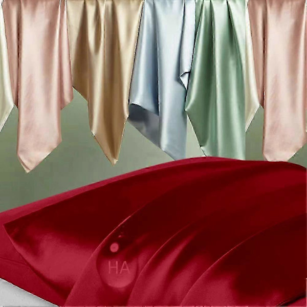 Silkkinen tyynyliina, 2 kpl, Mulberry-silkkinen tyynyliina hiuksille ja iholle, lankaluku Silk Pillow-lian