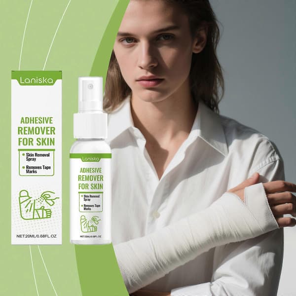 Plasterfjerner Spray, 20ml Plasterfjerner Spray, Medicinsk Bandage Klæbemiddelresterfjerner 3pcs