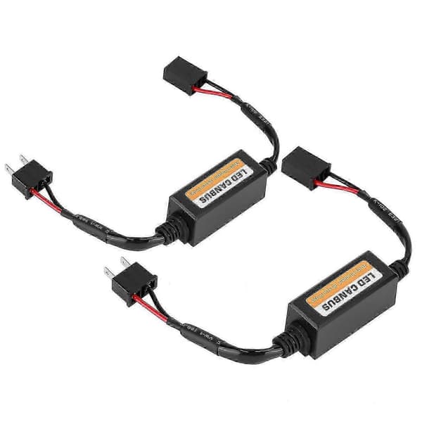 H7 2 stk. AntiFlicker feilavbryter LED Canbus frontlysdekoder motstander