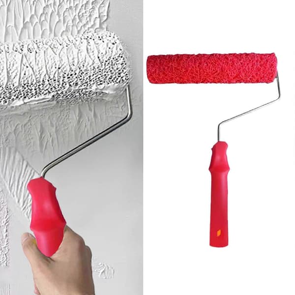 Texturmönster Rollerborste Gipsmassa Roller Väggborste Spackelroller för applicering av spackel och rullning av puts
