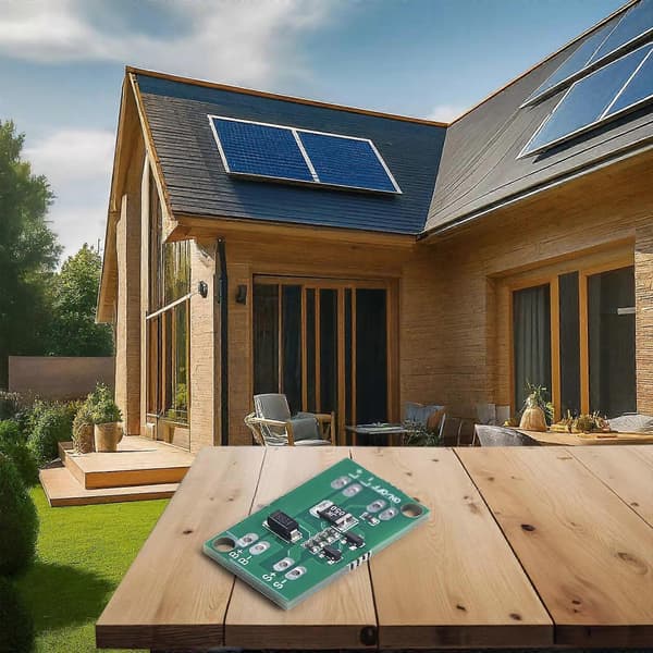10 stk. solcellekontrollkort solcellegenerator ladekontrollenhet inverterkretskontrollkort kontroll gatelampe