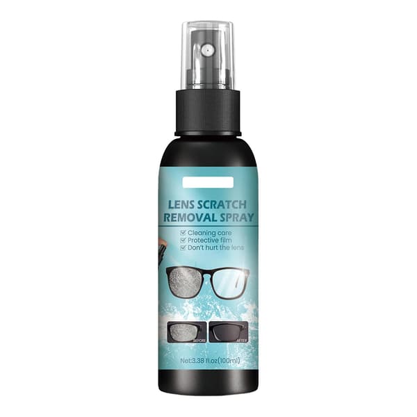 Linse ridsefjernelsesspray Multifunktionel brilleplejevæske Brillelinserensningsopløsning 100ml
