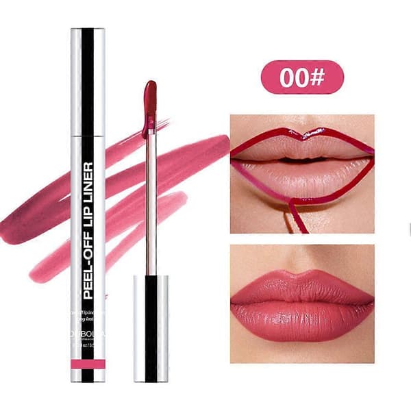 Peel Off Läppstift Långvarig Peel Reveal Läppstift Transfer-proof Vattentät Läpp 2