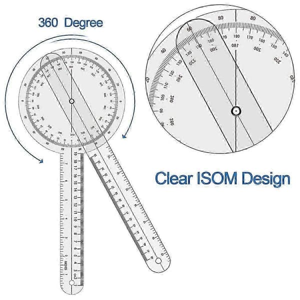 Digital Goniometer 360 grader, Goniometer Fysioterapi 30 cm