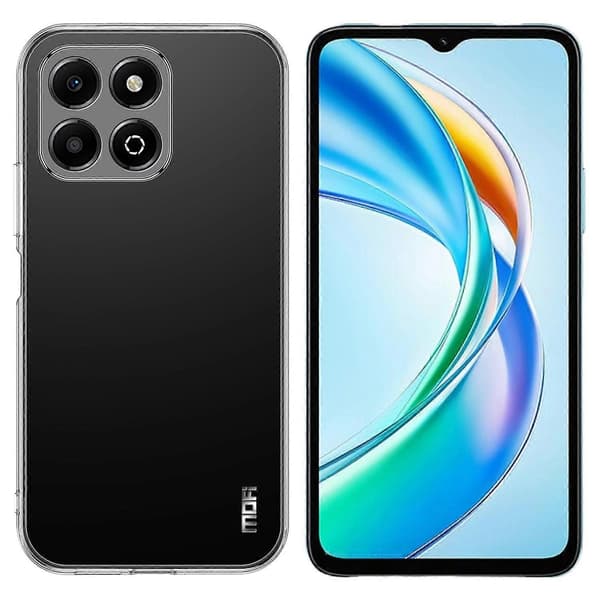 MOFI För Honor X5b Plus X5b Fodral Anti-Repa Klart Mjukt TPU Telefonfodral