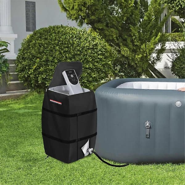 För bubbelpool spa värmepump skydd, vattentätt kraftigt skydd för bubbelpool pump skydd spa bubbelpooler pooler I