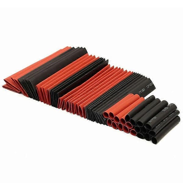 127PCS 2:1 Krympslang Trådkabelhylsa Elektrisk Anslutningssats