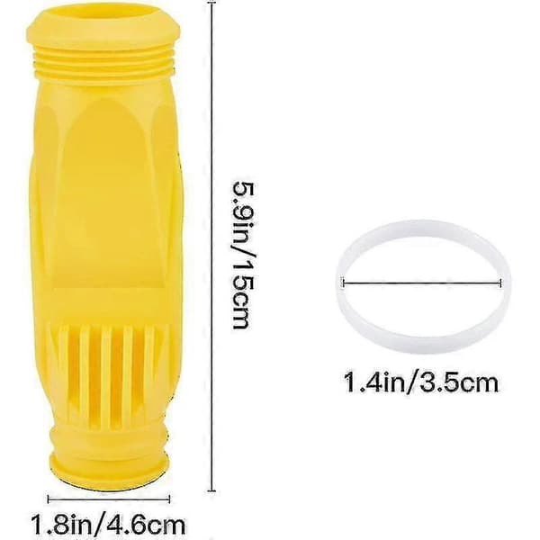 Sæt med 2 W69698 Langtidsholdbare membraner med ring til Zodiac Barracuda G3 G4 poolrenser