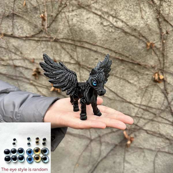 3D-printing, søt Pegasus-dyr dekompresjon, figurtransformasjonsfigur 22