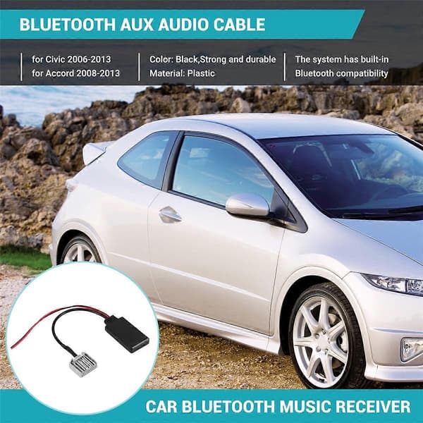 Bil Bluetooth 4.0 Line Aux-mottaker for Honda Civic 2006-2013