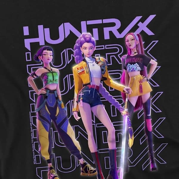 T-skjorte - K-Pop Demon Hunter - Passer for lilla 150cm 150cm