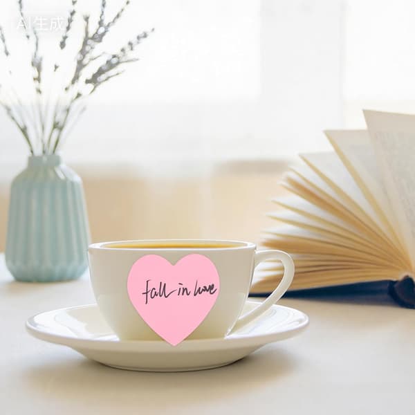 2 pakker hjerteformede sticky notes — 7 x 7 cm — Selvklæbende blanke hjertebogmærker, noteblokke og indeksfaner — Ideel til kontor, hjem og notesbog