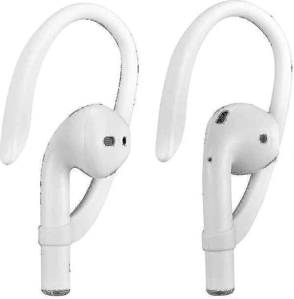 2 par ørekroge til Airpods, anti-tab sikker ørekrog silikone