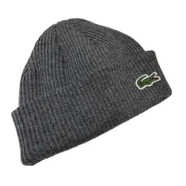 Mænds Kvinders Lacoste2 Strikkede Huer Hue Vinter Varm Udendørs Hue Grey