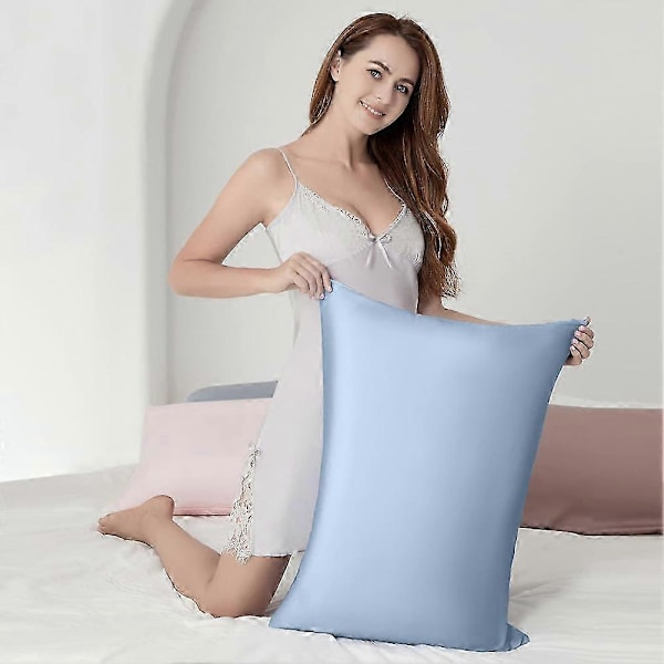 Silkkinen tyynyliina, 2 kpl, Mulberry-silkkinen tyynyliina hiuksille ja iholle, lankaluku Silk Pillow-lian