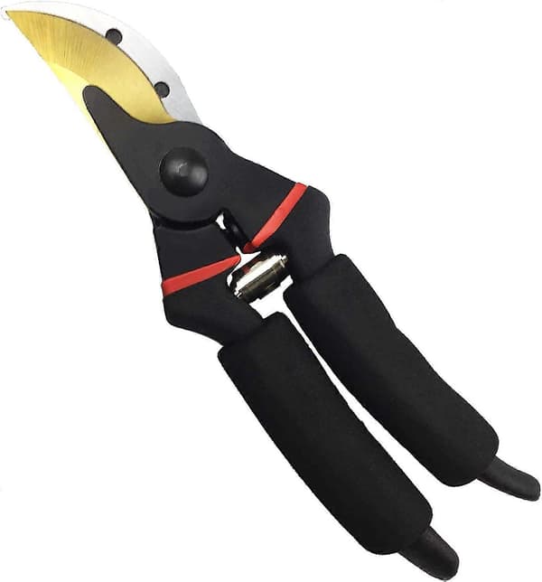 Professionell Premium Titan Bypass Sekatör Handsax, Trädgårdssax. (Bypass)