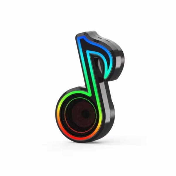 Rgb Glare Bluetooth Højttaler Mini Bærbar Musik Node Form Højttaler Til Kreative Gave Computer Telefon Lydudstyr Pink