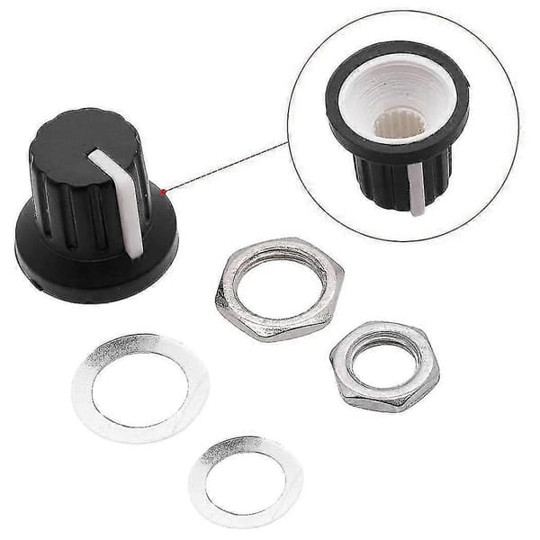 6st 50mm Gitarr Pickup Piezo Transducer Förkopplad Förstärkare Med 6.35mm Utgångsjack