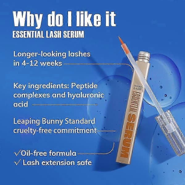 Øjenvippeserum Nærende Serum Fortykkende og Krøllende Vippevækstserum