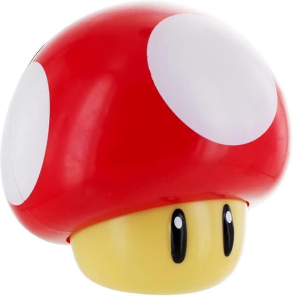 Super Mario Svampe Lampe med lyd natlys, en must-have gave