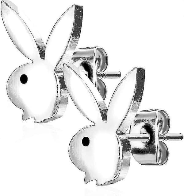2024 Kirurgisk Stål Playboy Bunny Øredobber