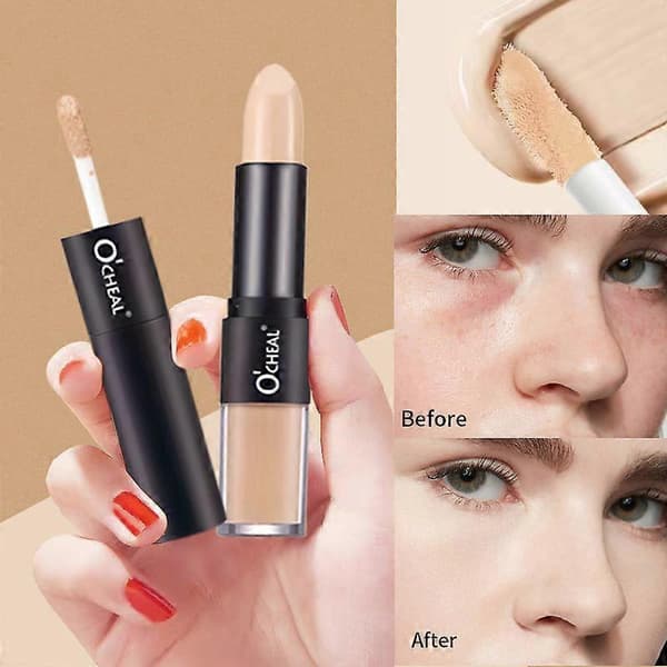 Concealer flydende dobbelthovedet konturstick 3D ansigtsoplysende highlighting DARK  NEMESIS