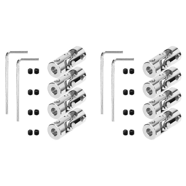 4 pakker 4 mm til 4 mm stål universal samling drejelig model DIY motor
