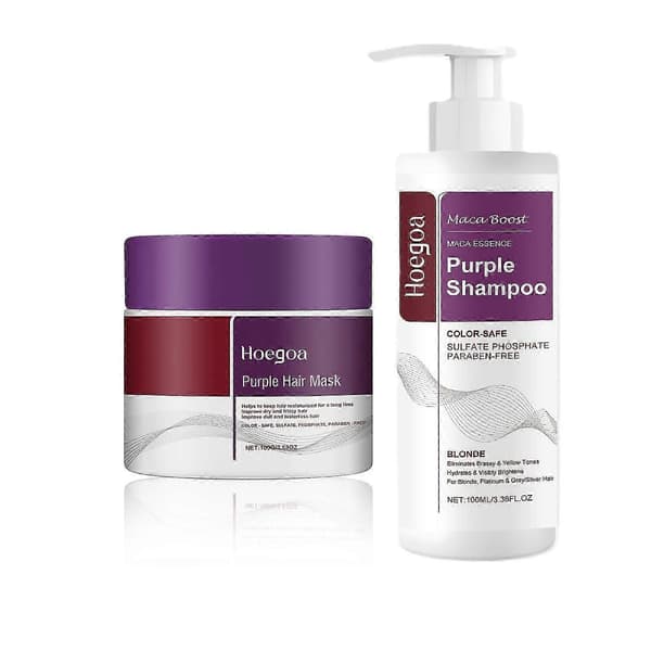 Maca Lila Hårmask och Lila Schampo Set, Maca Essence Lila Schampo