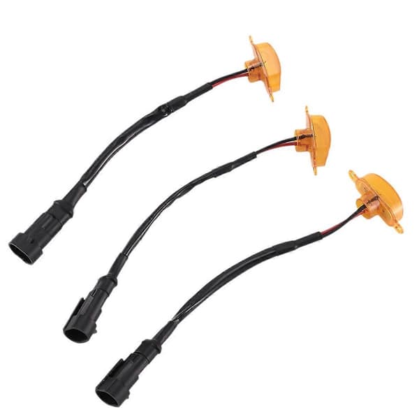 3 stk. LED-grillkørelys, LED-lys til frontkofangergitter til 2004-2014 og 2014-op / (Grill